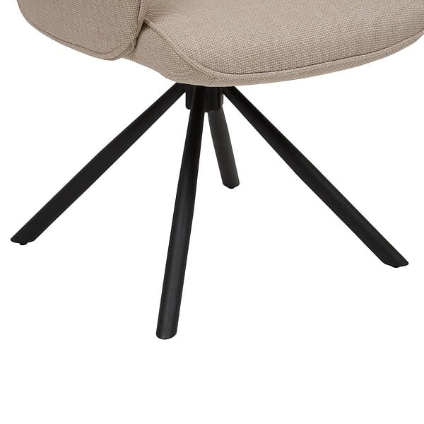 ATMOSPHERA - Fauteuil de bureau pivotant Sisco beige - large