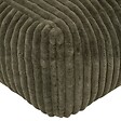 ATMOSPHERA - Pouf Muzi rectangulaire côtelé 61x78cm vert - vignette