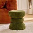 ATMOSPHERA - Pouf Ritem rond D.36cm vert - vignette