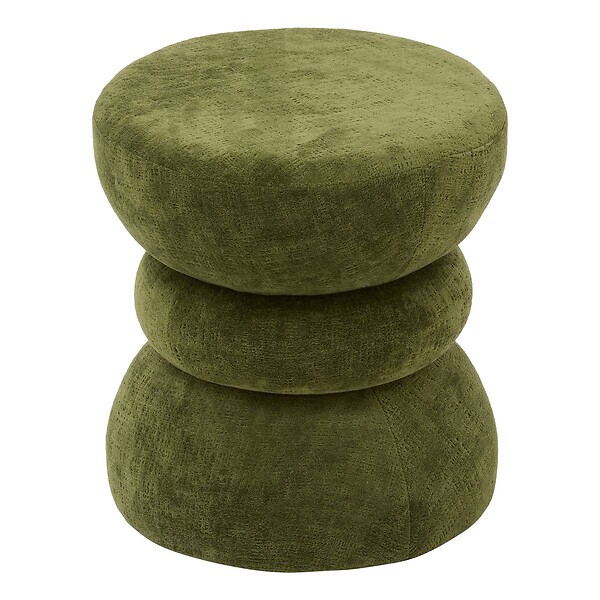 ATMOSPHERA - Pouf Ritem rond D.36cm vert - large