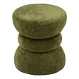 ATMOSPHERA - Pouf Ritem rond D.36cm vert - vignette