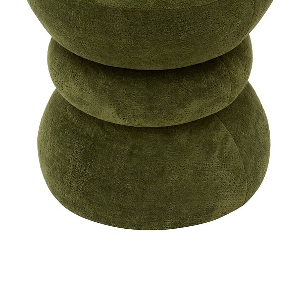 ATMOSPHERA - Pouf Ritem rond D.36cm vert - large