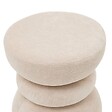ATMOSPHERA - Pouf Ritem rond D.36cm crème - vignette