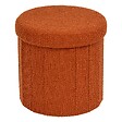 ATMOSPHERA - Pouf Fink rond pliable D.38cm ambre - vignette