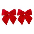 FEERIC LIGHTS & CHRISTMAS - SET NOEUD X2 VELOURS RGE 40X35 - vignette