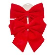 FEERIC LIGHTS & CHRISTMAS - SET NOEUD X2 VELOURS RGE 40X35 - vignette