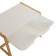 ATMOSPHERA - Bureau enfant Bako 2 chaises 2 tiroirs blanc - vignette