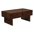 ATMOSPHERA - Table basse rectangulaire 2 tiroirs 2 niches Nyero 60x109cm marron - vignette