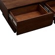 ATMOSPHERA - Table basse rectangulaire 2 tiroirs 2 niches Nyero 60x109cm marron - vignette