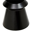 ATMOSPHERA - Table d'appoint Maya ronde D.35,5cm noir - vignette