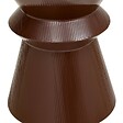 ATMOSPHERA - Table d'appoint Maya ronde D.35,5cm marron - vignette