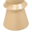 ATMOSPHERA - Table d'appoint Maya ronde D.35,5cm beige - vignette