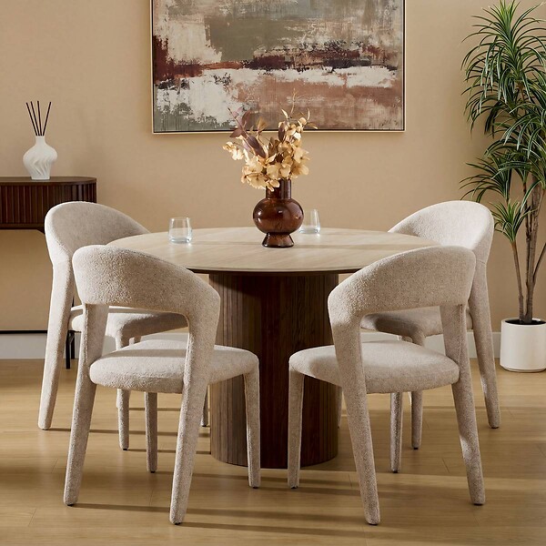 ATMOSPHERA - Lot de 2 Chaise Almée H.88cm beige - large
