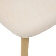 ATMOSPHERA - Lot de 2 Chaise tissu Decia beige pieds imitation hêtre - vignette