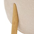 ATMOSPHERA - Lot de 2 Chaise tissu Decia beige pieds imitation hêtre - vignette