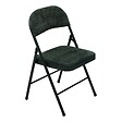 5 FIVE SIMPLY SMART - Chaise pliante avec assise renforcée velours Flexy+ vert - vignette