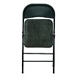 5 FIVE SIMPLY SMART - Chaise pliante avec assise renforcée velours Flexy+ vert - vignette