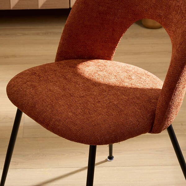 ATMOSPHERA - Chaise Raven H.81cm rouge - large