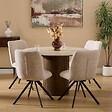 ATMOSPHERA - Chaise pivotante Gira H.88cm beige - vignette