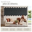 TECTAKE - Lot 8 panneaux acoustiques muraux en en mdf chêne noir absorption acoustique 76x62x1 cm - vignette