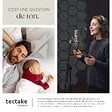 TECTAKE - Lot 8 panneaux acoustiques muraux en en mdf chêne noir absorption acoustique 76x62x1 cm - vignette