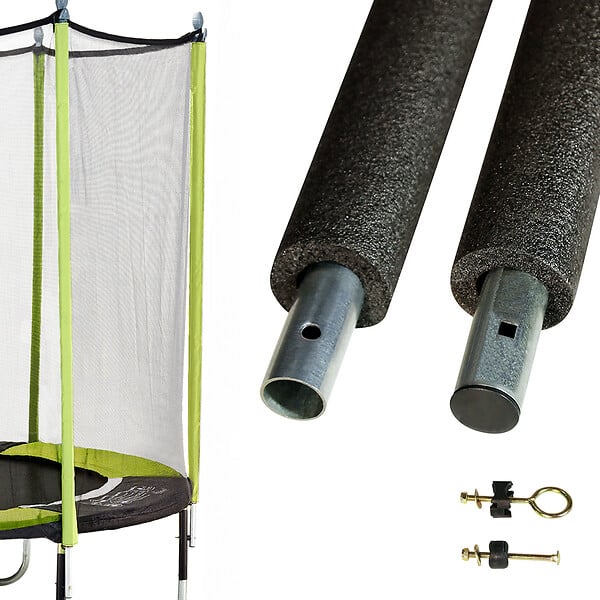 KANGUI - KANGUI Poteau de filet trampoline Ø25 mm Jumpi - Hauteur filet 180 cm - large