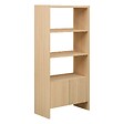 ATMOSPHERA - Bibliothèque John rectangulaire 85x180cm beige - vignette
