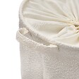 5 FIVE SIMPLY SMART - Panier à linge bouclette rond pliable 56L blanc - vignette