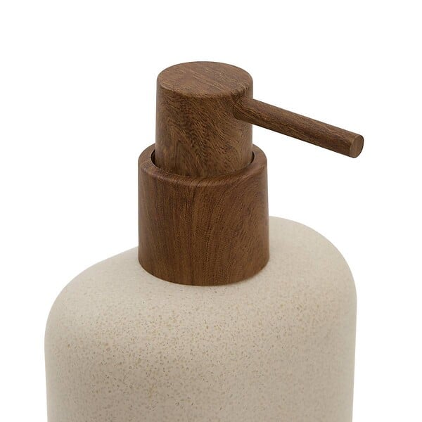 5 FIVE SIMPLY SMART - Distributeur de savon Argileo ovale 350ml beige - large
