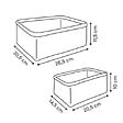5 FIVE SIMPLY SMART - Lot de 2 paniers bouclette rectangulaires - vignette