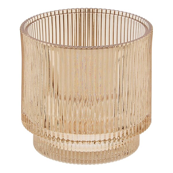 5 FIVE SIMPLY SMART - Pot à coton rond D.10cm ambre - large