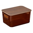 5 FIVE SIMPLY SMART - Boîte de rangement avec couvercle Lycia 2,2L acajou - vignette