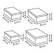 5 FIVE SIMPLY SMART - Lot de 4 boîtes Polybox rectangulaire - vignette