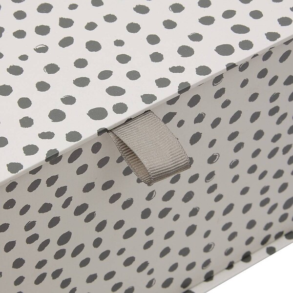 5 FIVE SIMPLY SMART - Lot de 4 boîtes Boxtab imprimé à pois - large