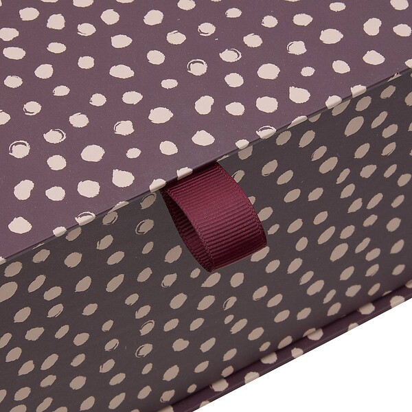 5 FIVE SIMPLY SMART - Lot de 4 boîtes Boxtab imprimé à pois - large