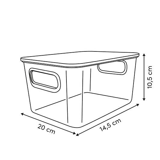 5 FIVE SIMPLY SMART - Boîte de rangement avec couvercle Lycia 2,2L vert - large