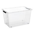5 FIVE SIMPLY SMART - Boîte de rangement Clip'N Box rectangulaire 60L transparent - vignette