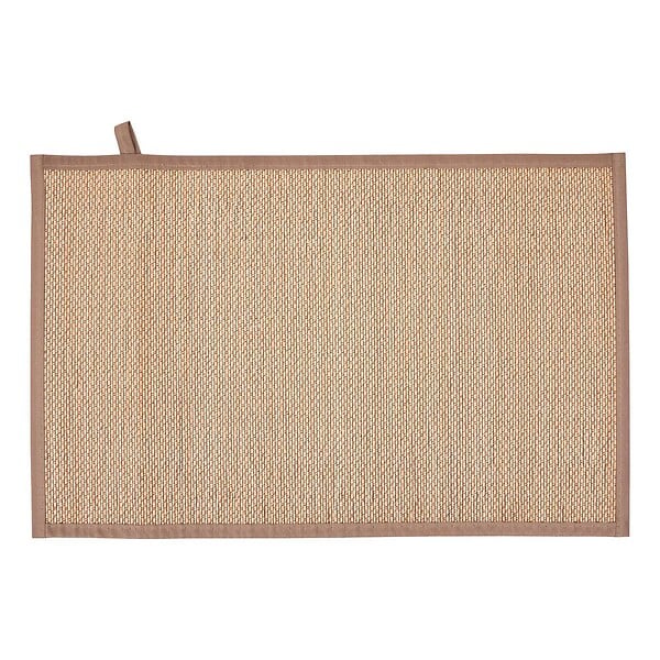 5 FIVE SIMPLY SMART - Tapis de bain texturé Stemy 50x80cm beige - large