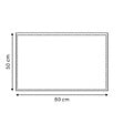 5 FIVE SIMPLY SMART - Tapis de bain texturé Stemy 50x80cm beige - vignette