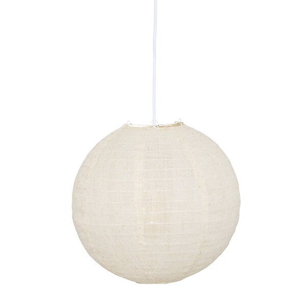 ATMOSPHERA - Lanterne Jordy boule D.32cm blanc - large