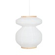 ATMOSPHERA - Suspension Nika ronde D.45cm blanc - vignette