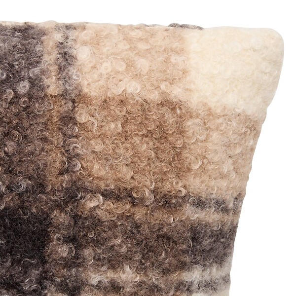ATMOSPHERA - Coussin Automne carré 40x40cm beige - large
