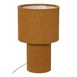 ATMOSPHERA - Lampe Jolina cylindrique H.28cm jaune - vignette