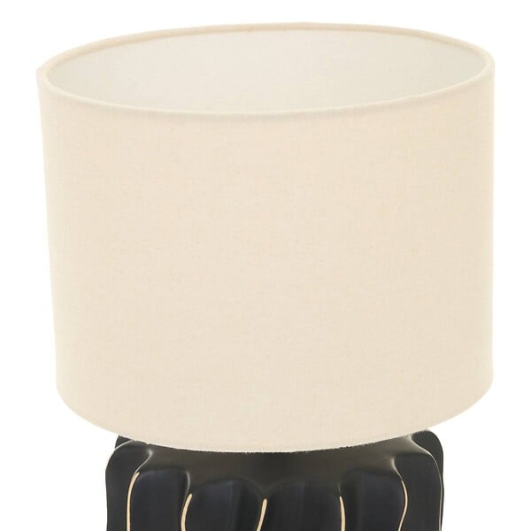 ATMOSPHERA - Lampe Malya cylindrique H.35cm noir - large