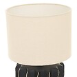 ATMOSPHERA - Lampe Malya cylindrique H.35cm noir - vignette