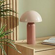 ATMOSPHERA - Lampe champignon Lito H. 37 cm rose bicolore - vignette