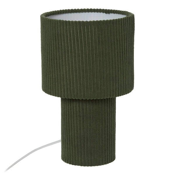 ATMOSPHERA - Lampe Jolina cylindrique H.28cm vert - large