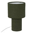 ATMOSPHERA - Lampe Jolina cylindrique H.28cm vert - vignette