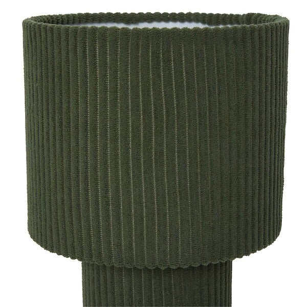 ATMOSPHERA - Lampe Jolina cylindrique H.28cm vert - large