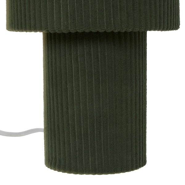 ATMOSPHERA - Lampe Jolina cylindrique H.28cm vert - large